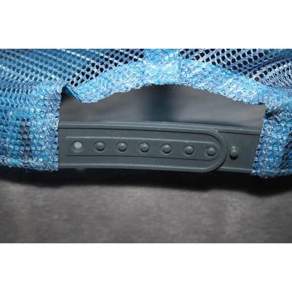 TSC TRACTOR SUPPLY CO Trucker Cap Hat Snapback Blue White Gray Block Color - Picture 4 of 5